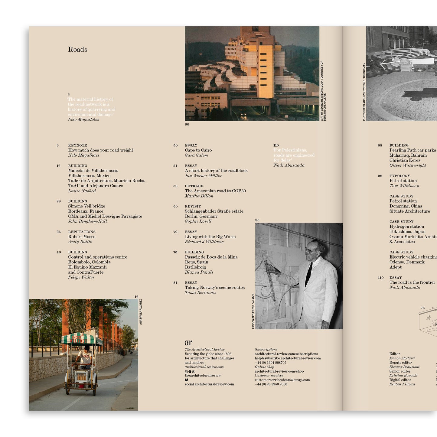 Roads: The Architectural Review 1522, June 2025
